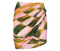 Coastline printed mini skirt