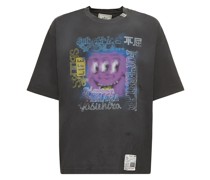 T-SHIRT AUS BAUMWOLLJERSEY MIT DRUCK