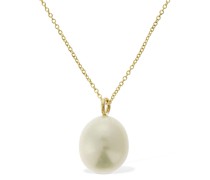 HALSKETTE AUS 14KT GOLD MIT PERLE „L'EAU“