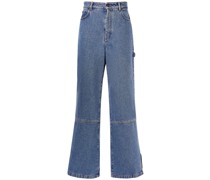 Jeans aus Baumwolldenim mit weitem Bein „Cisa“