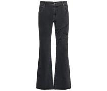 Ghentel raw-cut flared jeans