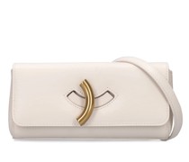 Mini Schultertasche aus Leder „Maccheroni“