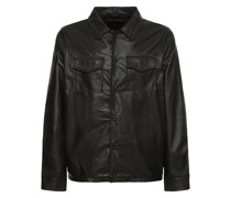 HEMDJACKE AUS LEDER