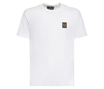 T-SHIRT AUS JERSEY MIT LOGO