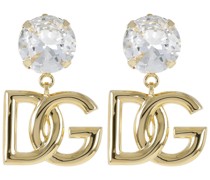 Clip-Ohrringe mit Kristallen „DG“
