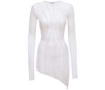 ASYMMETRISCHES MINIKLEID AUS LYOCELLJERSEY