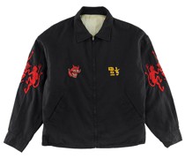 Baumwolljacke mit Stickerei
