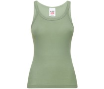 GERIPPTES JERSEY-TANKTOP