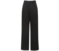 Gerade Hose aus Leinen & Viskose „Cadar“