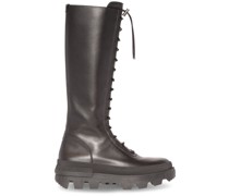 30MM HOHE KAMPFSTIEFEL AUS LEDER