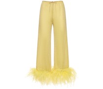Lange Hose aus Lurex „Lumière Plumage“