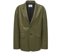 BLAZER AUS KUNSTLEDER „OLYMPIA“