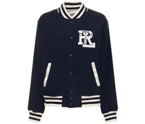 Collegejacke aus Technostoff mit Logo