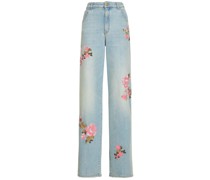 Weite Jeans aus Denim