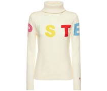 PULLOVER AUS WOLLSTRICK MIT INTARSIE
