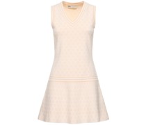 Techno-Strickkleid mit Monogramm