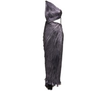 Lurex-Seidenchiffonkleid „Erin“