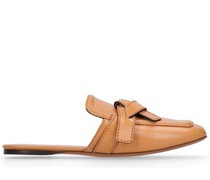 10mm hohe Mules aus Leder „Gate“