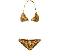 Bedruckter Triangel-Bikini „Guia“