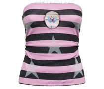 Mavi tube embroidered viscose top