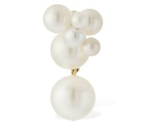 14kt Mono-Ohrring mit Perle „Bisou“