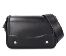 Minitasche aus glänzendem Leder „Ransel“
