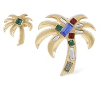 Ohrringe aus Messing „Palm“