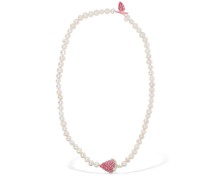Halskette mit Perlen „Strawberry“