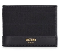 Brieftasche asu Moschino-Logojacquard