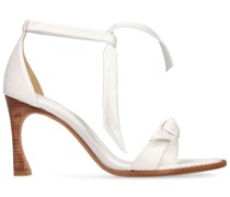 85mm hohe Sandalen aus Leder „Clarita“