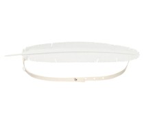 Mini-Top aus Leder in Federform „Noucky“