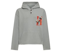 HOODIE AUS BAUMWOLLE MIT DRUCK
