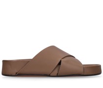 20mm hohe Plateau-Sandalen aus Leder „Urbino“