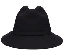 Fedora-Hut aus Wollgabardine