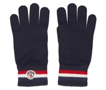 Extrafine wool tricolor gloves