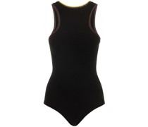 Body aus Baumwolljersey mit Ausschnitt hinten