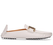 10mm hohe Mules aus Leder „Gommini“