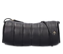 Gepolsterte Schultertasche aus Leder „Cylinder“