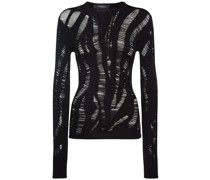 PULLOVER AUS VISKOSESTRICK