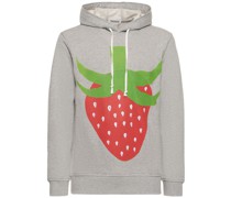 HOODIE AUS BAUMWOLLFLEECE MIT DRUCK