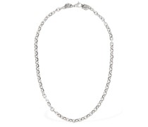 Link chain w/ Arabesque Skull necklace