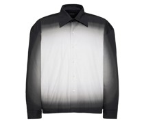 Bedruckte, leicht gepolsterte Overshirt-Jacke