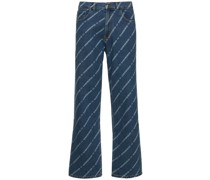 Vorne gelasertes Jeans