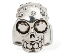 Totenkopf-Ring „Jeweled“