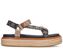 40mm T monogram espadrille sandals