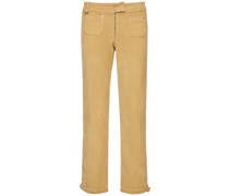 Cross straight pants