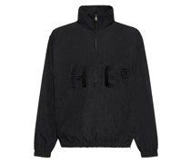 TECHNOSTOFFJACKE MIT STICKEREI