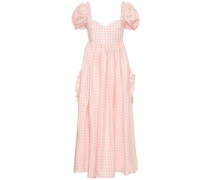 MIDIKLEID AUS BEDRUCKTEM LEINEN 'PICNIC“