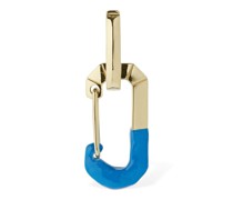 MONO-OHRRING AUS 18KT GOLD MIT GUMMI 'CHIARA'