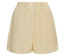 Lui cotton blend Oxford shorts